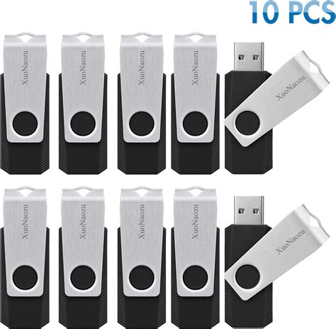 4GB Custom USB Flash Drives Personalized with Your Logo - for Promotional Use - Swivel - Black BodySilver Clip - 50 Pack. . Amazon flash drives